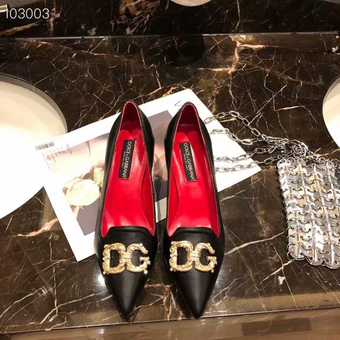 Dolce & Gabbana 6CM High Heels Shoes DG447SJC-4