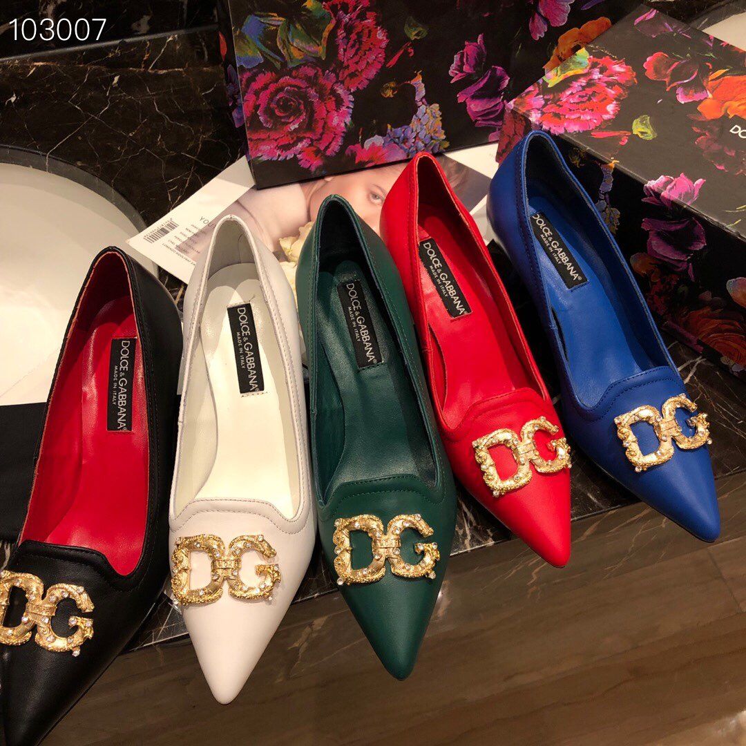 Dolce & Gabbana 6CM High Heels Shoes DG447SJC-5