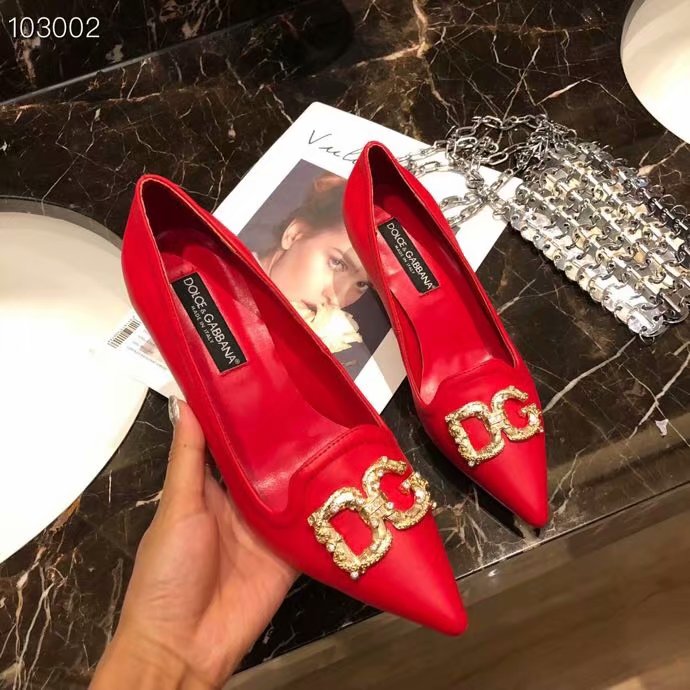 Dolce & Gabbana 6CM High Heels Shoes DG447SJC-5