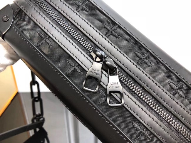 Louis Vuitton SOFT TRUNK Shoulder Bag M53964 black