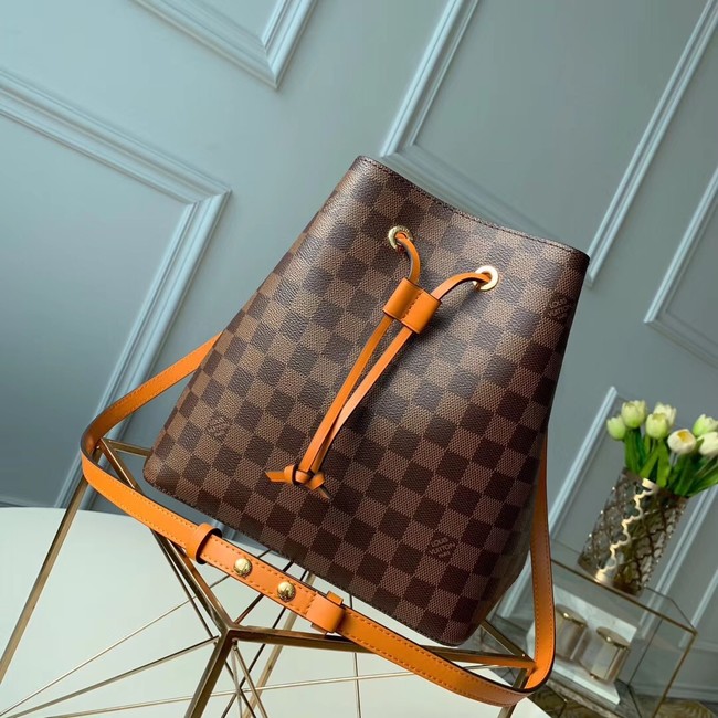 Louis Vuitton Damier Ebene NEONOE N40198 yellow