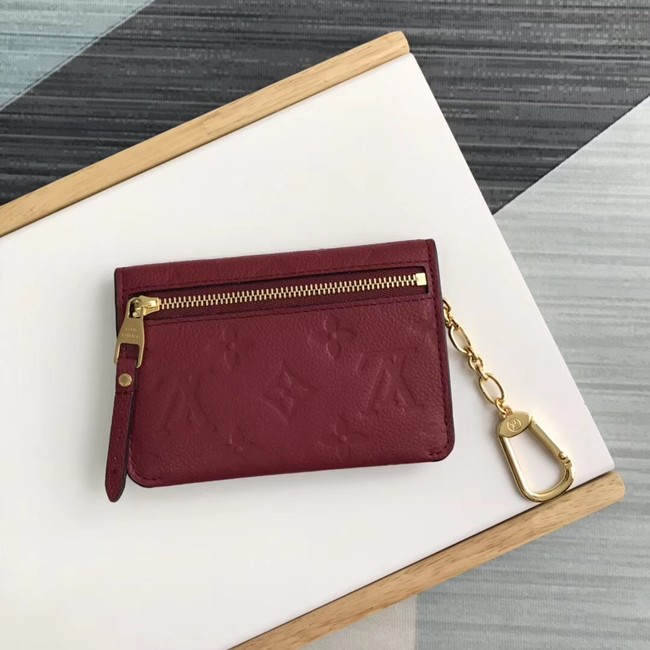 Louis Vuitton card holder N60633 purplish