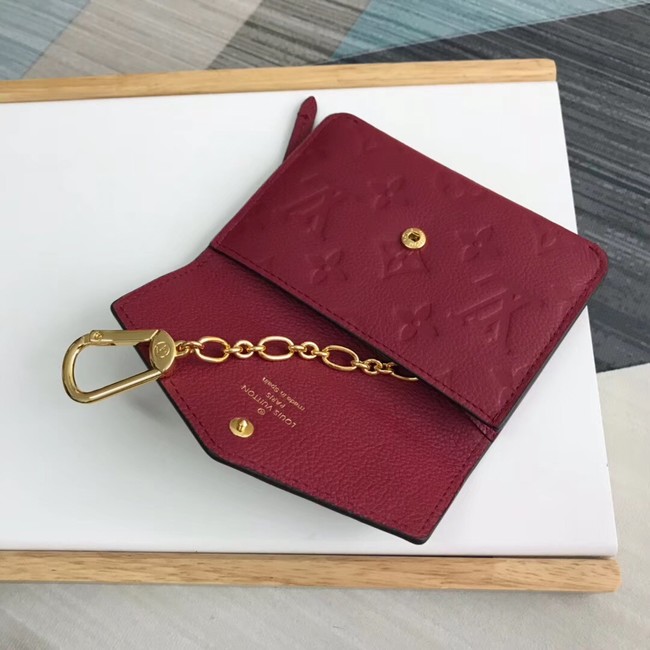 Louis Vuitton card holder N60633 purplish