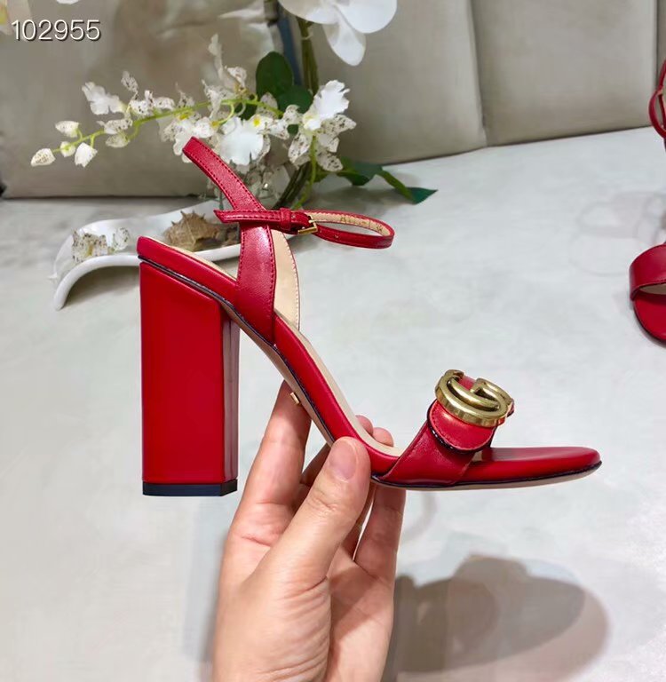 Gucci 10CM High Heels Shoes GG1559BL-4