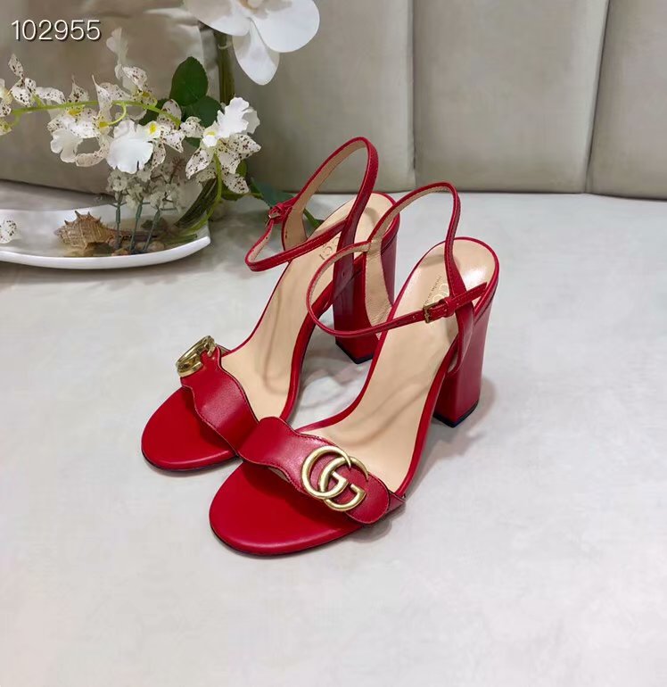 Gucci 10CM High Heels Shoes GG1559BL-4