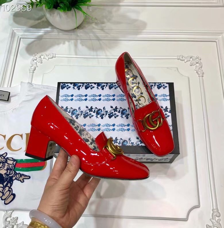 Gucci 5.5CM High Heels Shoes GG1562BL-1