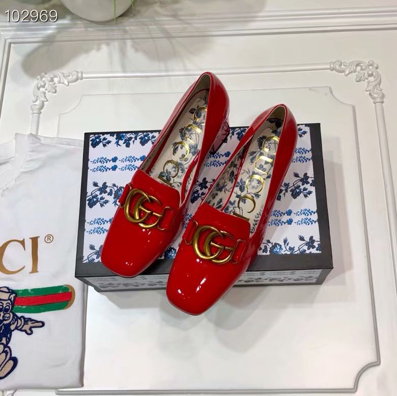 Gucci 5.5CM High Heels Shoes GG1562BL-1