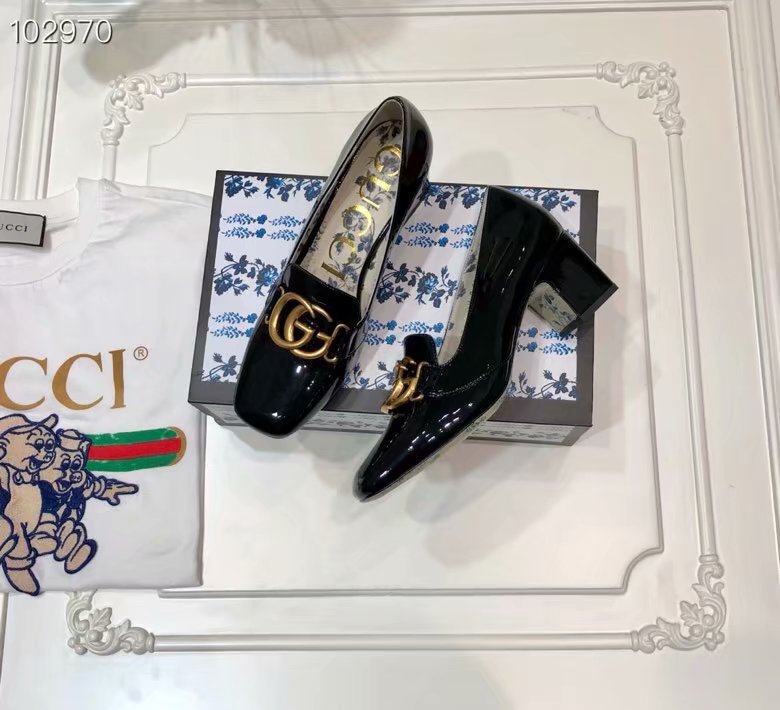 Gucci 5.5CM High Heels Shoes GG1562BL-2
