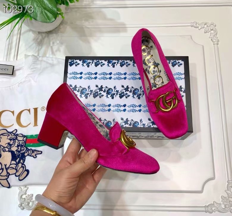 Gucci 5.5CM High Heels Shoes GG1562BL-4