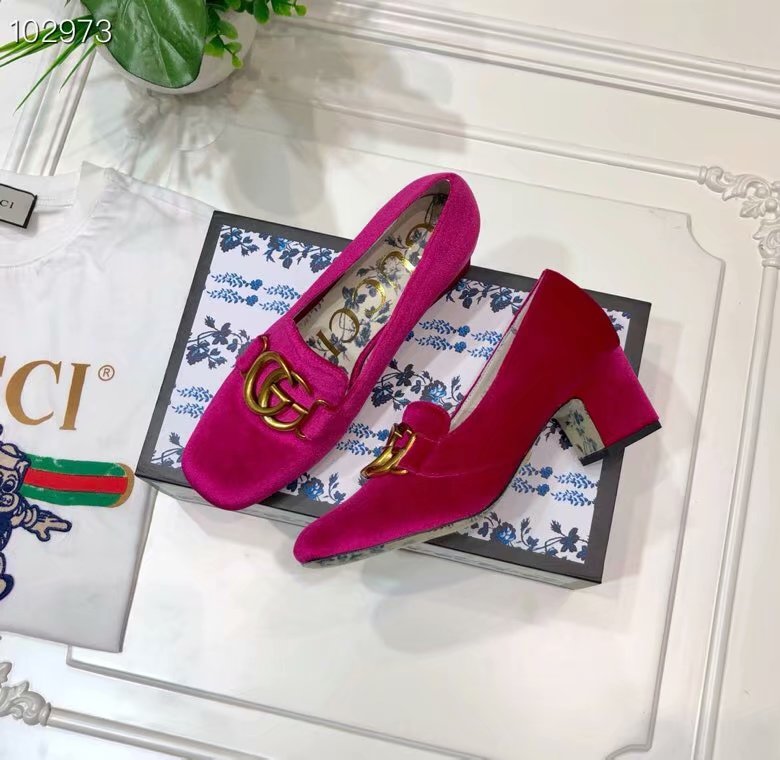 Gucci 5.5CM High Heels Shoes GG1562BL-4