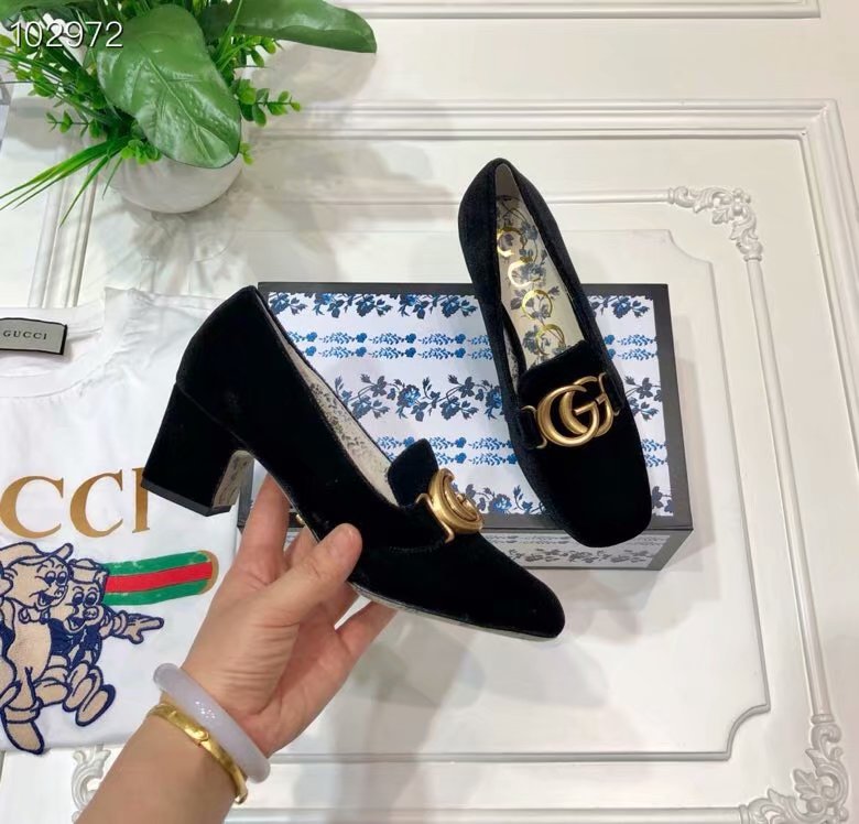 Gucci 5.5CM High Heels Shoes GG1562BL-5