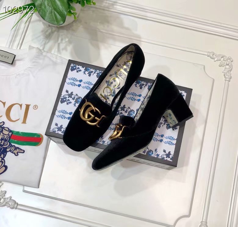 Gucci 5.5CM High Heels Shoes GG1562BL-5