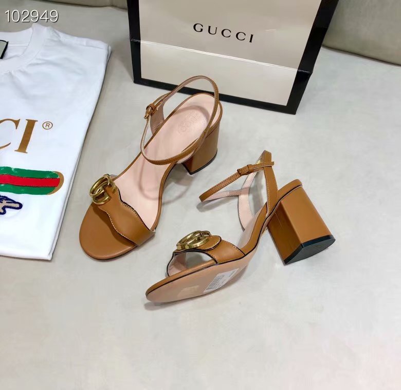 Gucci 7CM High Heels Shoes GG1557BL-4