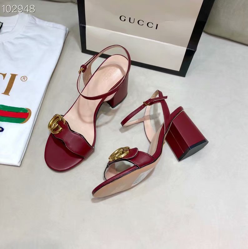 Gucci 7CM High Heels Shoes GG1557BL-5