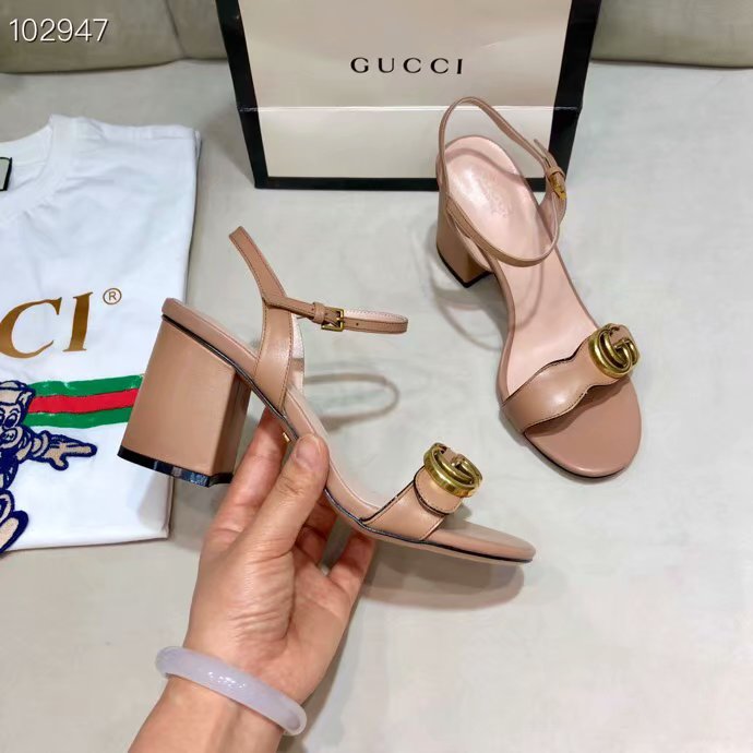 Gucci 7CM High Heels Shoes GG1557BL-6