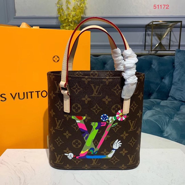 Louis vuitton original monogram canvas Tote Bag M51172 Flower