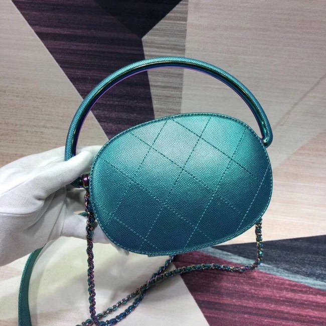 Chanel Calfskin Clutch Bag AS0764 green