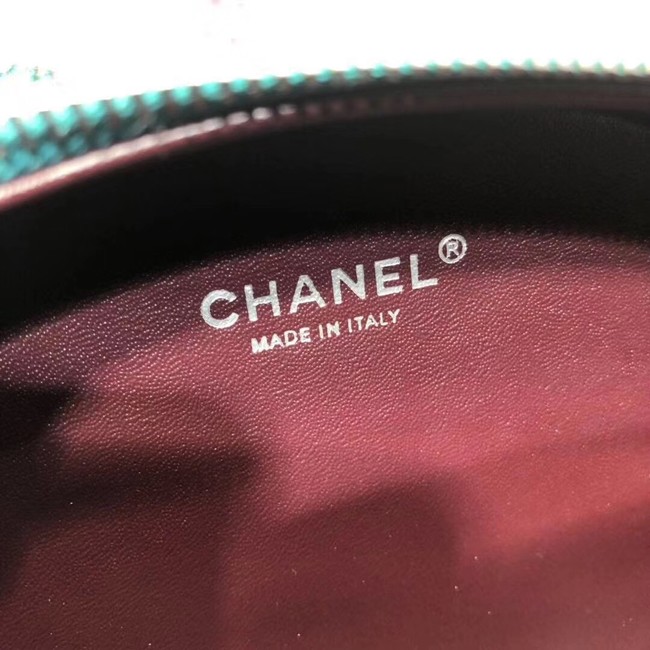 Chanel Calfskin Clutch Bag AS0764 green