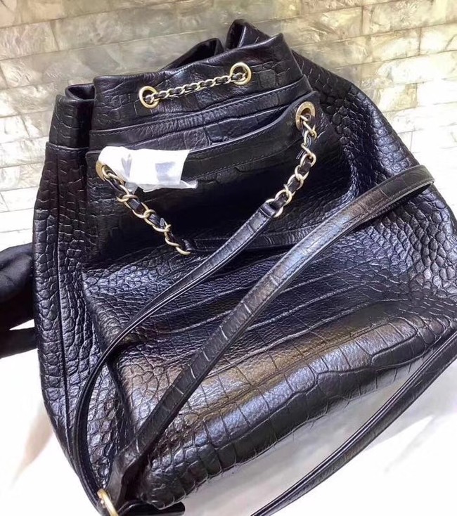 Chanel Original Leather Backpack AS0800 Black