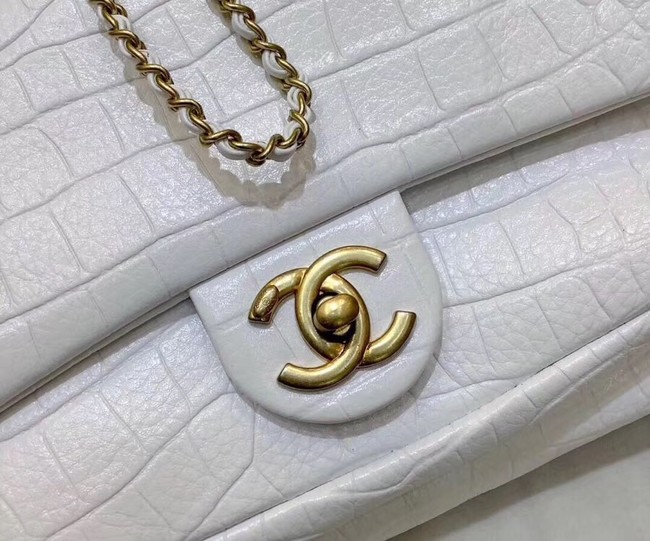 Chanel Original Leather Backpack AS0800 White