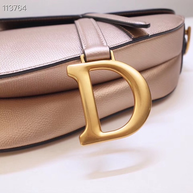 Dior Mini Saddle Bag Calfskin M0447 Gold