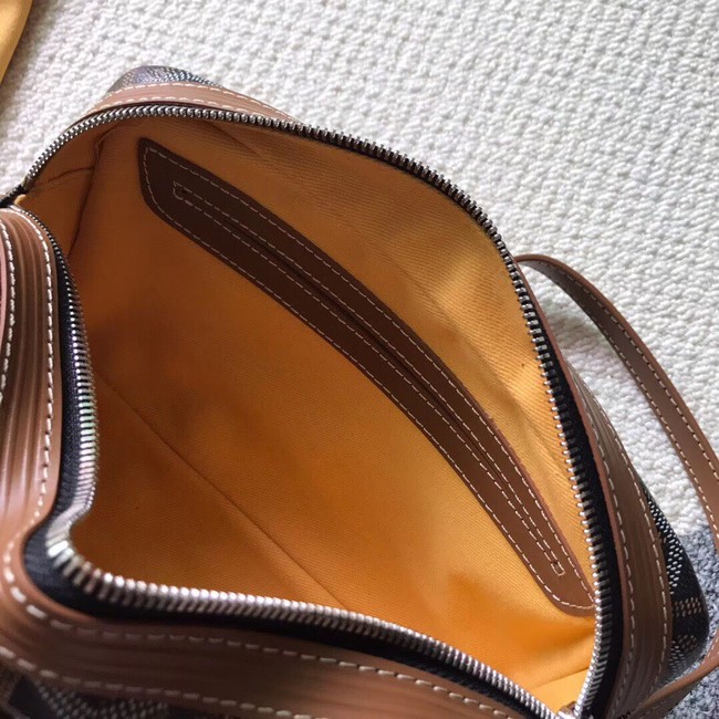 Goyard Calfskin Leather Shoulder Bag 6788 Grey