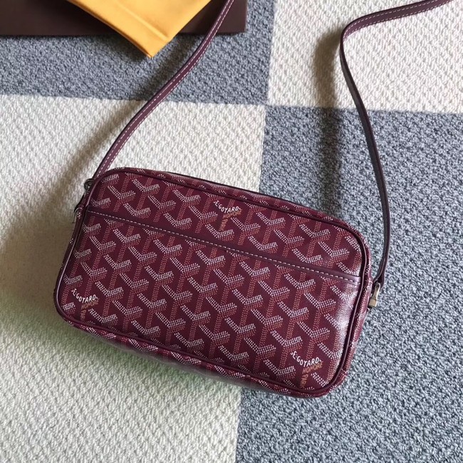 Goyard Calfskin Leather Shoulder Bag 6788 Wine