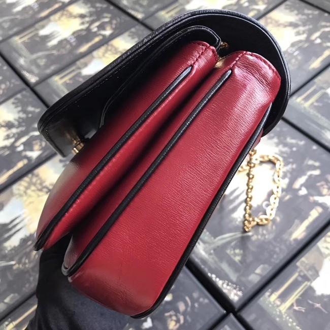 Gucci GG Original Leather Shoulder Bag 576421 Red