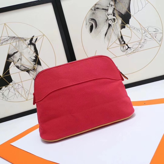 Hermes Cosmetic Bag H3699 Red