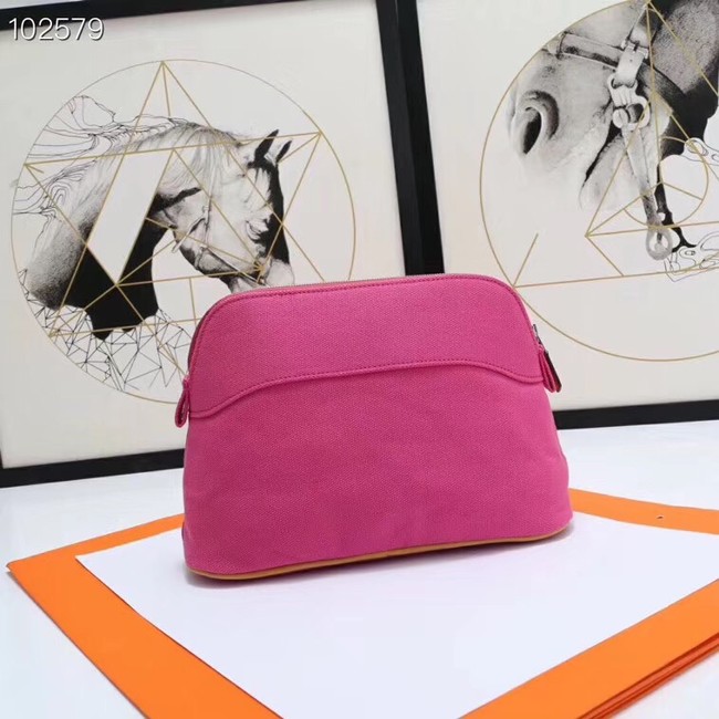 Hermes Cosmetic Bag H3699 Rose