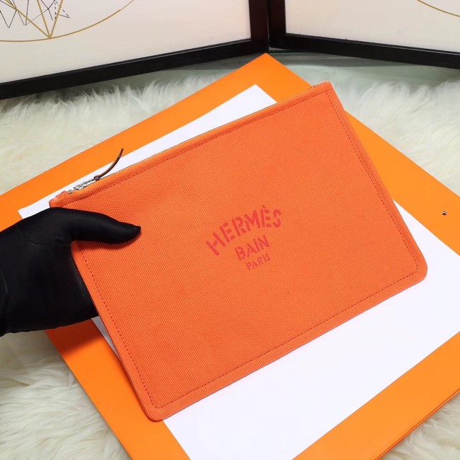 Hermes Cosmetic Bag H3700 Orange