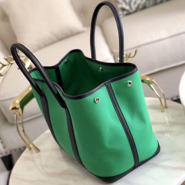 Hermes Garden Party 36cm Tote Bags Original Leather A3698 Green