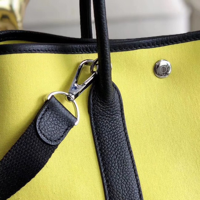 Hermes Garden Party 36cm Tote Bags Original Leather A3698 Yellow