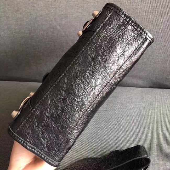 Balenciaga The City Handbag Calf leather 382567 black