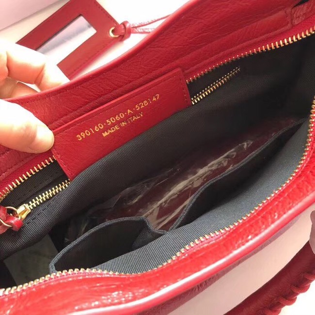 Balenciaga The City Handbag Calf leather 382568 red