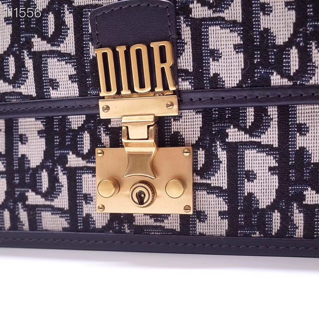 Dior DIORAMA leather Chain bag S2012 blue