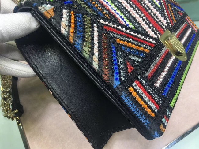 Dior SADDLE Embroidered Leather Mini bag 0422