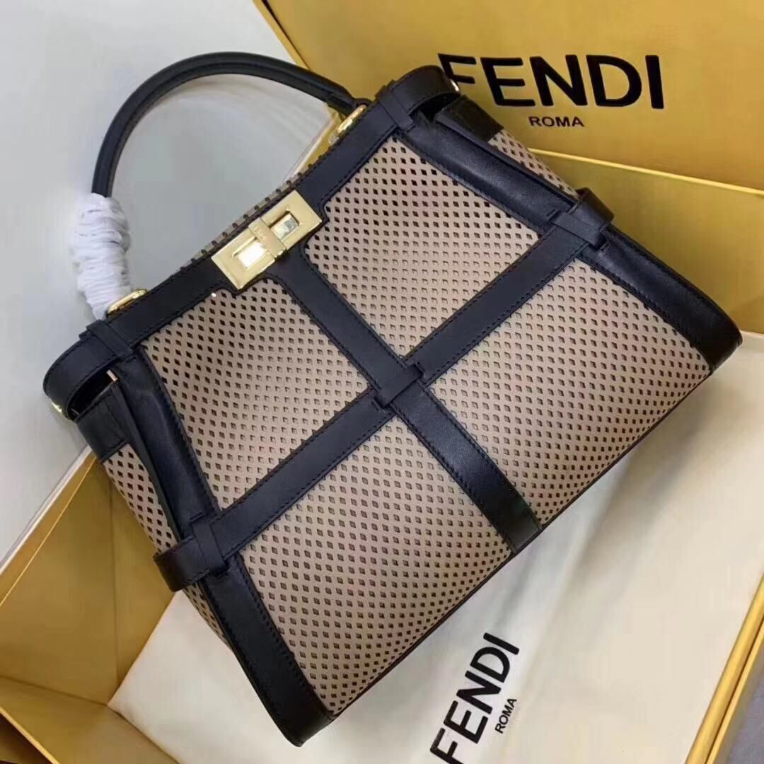 Fendi Original Leather FD6358 Brown&Black