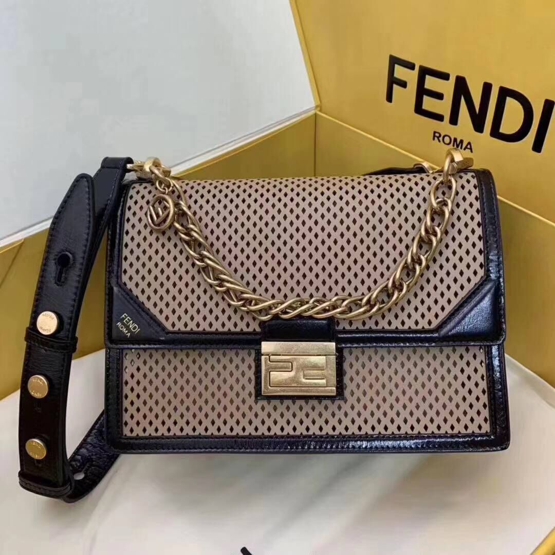 Fendi Original Leather FD6359 Brown&Black