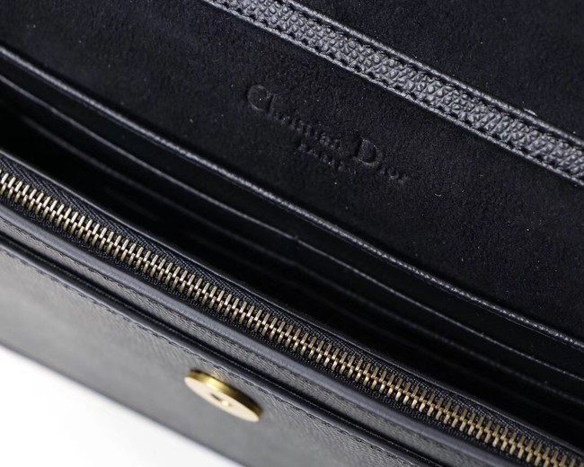 Dior SADDLE DIOR OBLIQUE Chain Clutch bag S5614 black