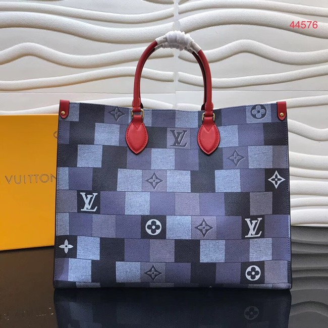 Louis Vuitton Original ONTHEGO Shopping Bag M44576 Blue