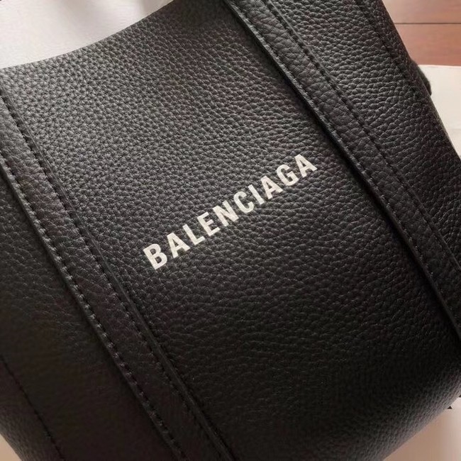 Balenciaga Original Leather Mini Shopper Bag 6696 Black