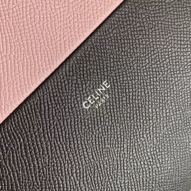 Celine Original Leather CABAS Bag 189813 Pink&Black