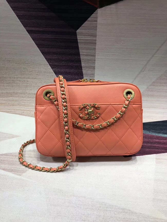 Chanel Original Leather Bag 9235 Pink