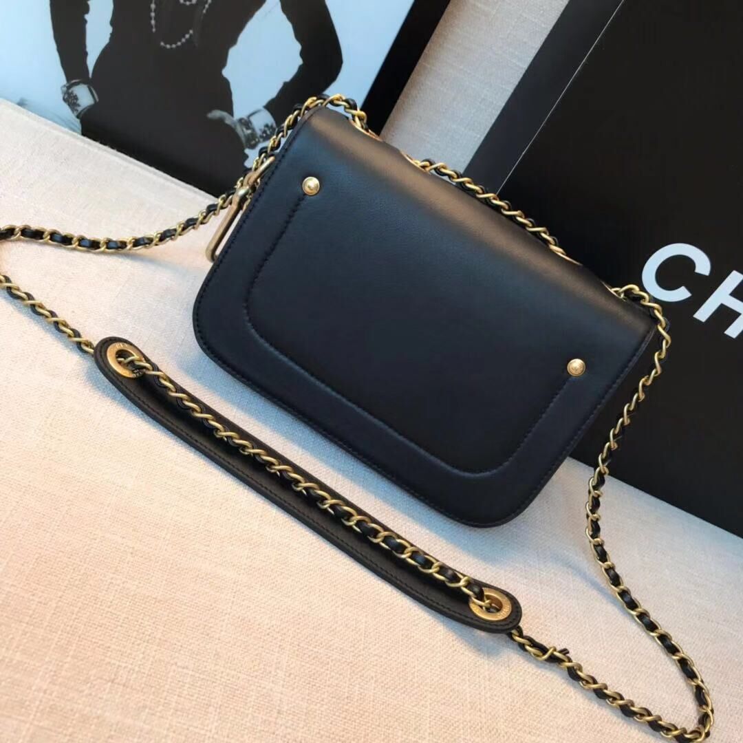 Chanel Original Leather Bag C5787 Black