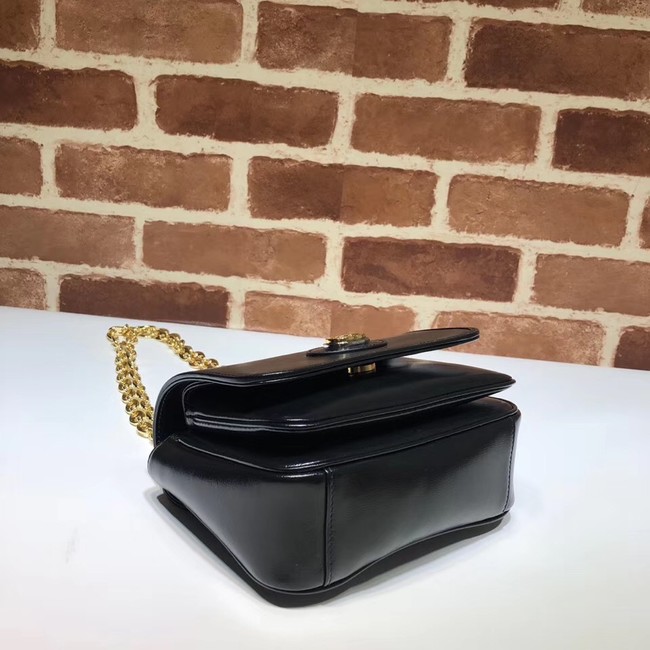 Gucci GG Original Leather Shoulder Bag 576423 Black