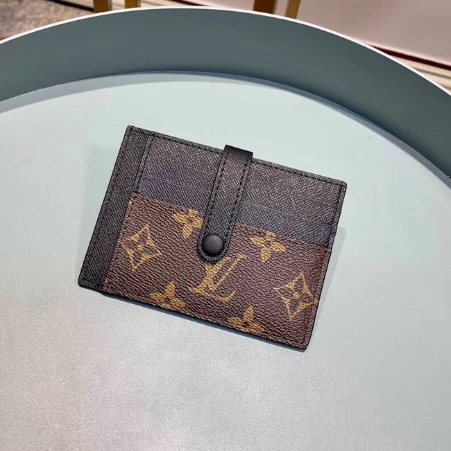 Louis Vuitton Monogram Canvas Card Holder M61730 Black