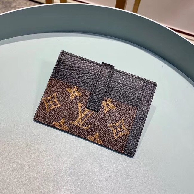 Louis Vuitton Monogram Canvas Card Holder M61730 Black