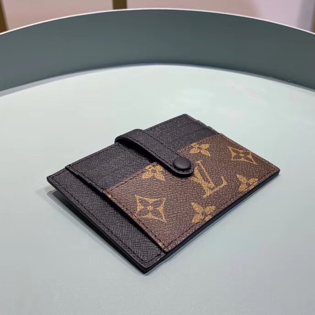 Louis Vuitton Monogram Canvas Card Holder M61730 Black