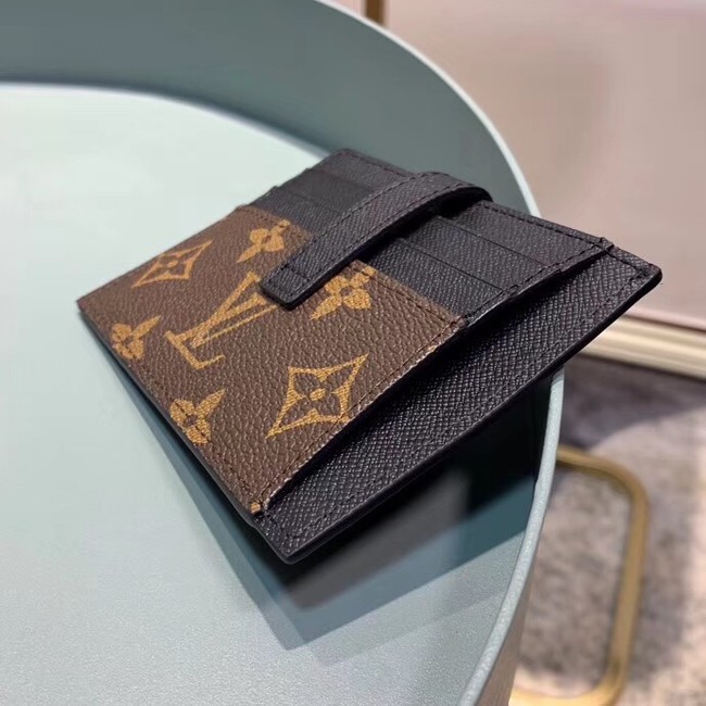 Louis Vuitton Monogram Canvas Card Holder M61730 Black